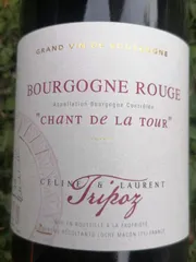 Bourgogne chant de la tour 2023, domaine Tripoz