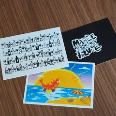 Pack de 3 cartes postales - Marée Haute